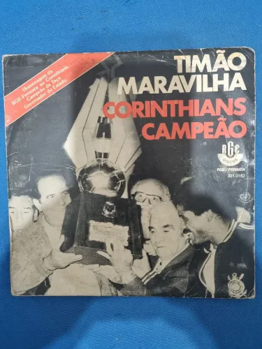 Disco de Vinil Timão Maravilha Corinthians Campeão