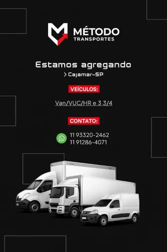 Agrega-se Motorista com Veiculo Próprio - Cajamar SP