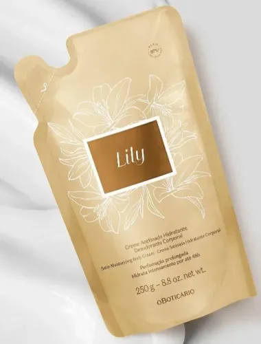 Refil Lily creme hidratante Acetinado corporal