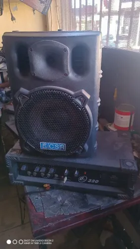 Caixa de som CSR com amplificador LL 320