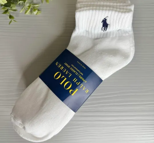 Meias Polo Ralph Lauren - Kit com 6 Pares