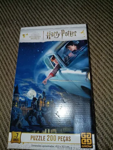 Quebra cabeça com 200 peças Harry Potter 