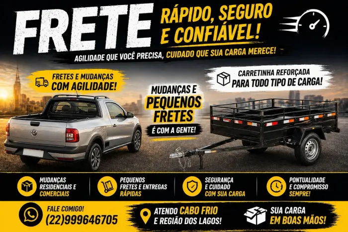 FRETE TODA REGIÃO 