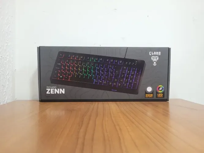 TECLADO GAMER 85% ZENN COM KNOB DE ÁUDIO - CLANM
