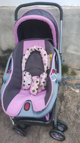 CARRINHO DE BEBÊ+BEBÊ CONFORTO+NINHO REDUTOR 