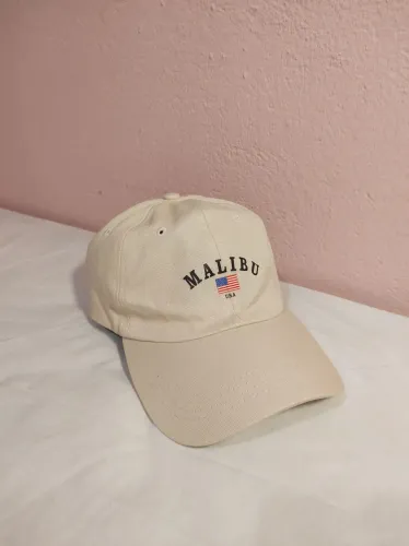 Boné Malibu USA Bege (SHEIN)