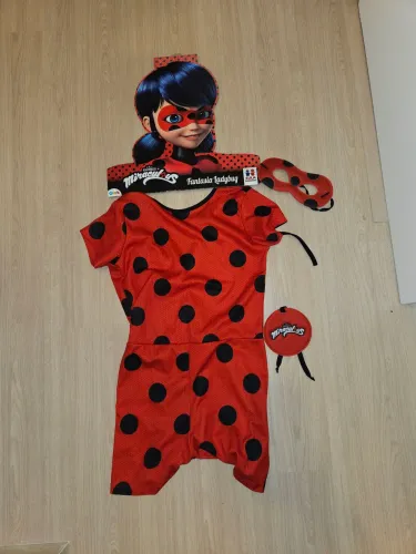 Fantasia infantil Ladybug - tamanho G