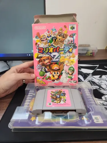 Mario Party 2 N64 CIB - Completo Novo!