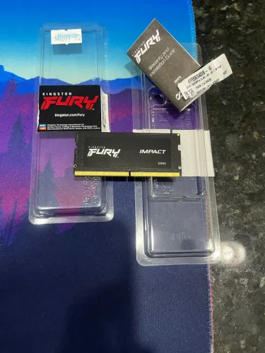 Memória RAM Para Notebook Kingston Fury Impact, 16GB, 5600MHz, DDR5, CL40, - KF556S40IB-16