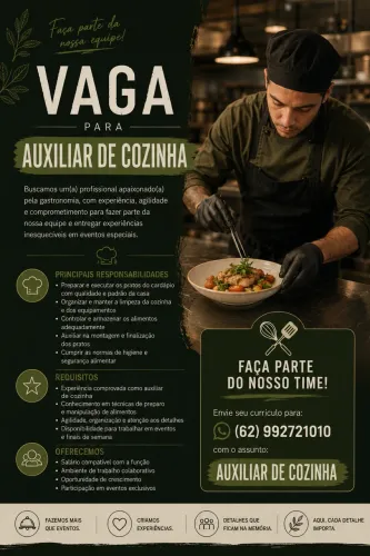 AUXILIAR DE COZINHA