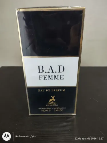 Perfume Árabe Feminino B.A.D Femme