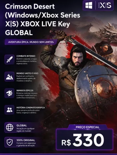 Crimson Desert (Windows e Xbox X|S, Key <br><br>(Windows/Xbox Series<br><br>X|S) XBOX LIVE Key<br><br>GLOBAL