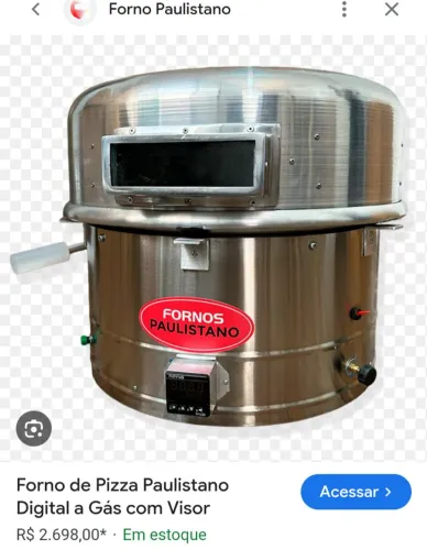 Vendo forno paulistano digital
