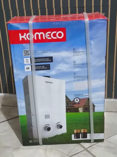 Aquecedor a Gás Komeco KO 07M BP G2 Slim GN | Novo, Nunca Usado I Com Nota Fiscal