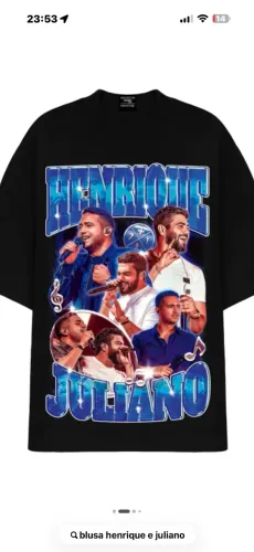 Camisa Henrique e Juliano