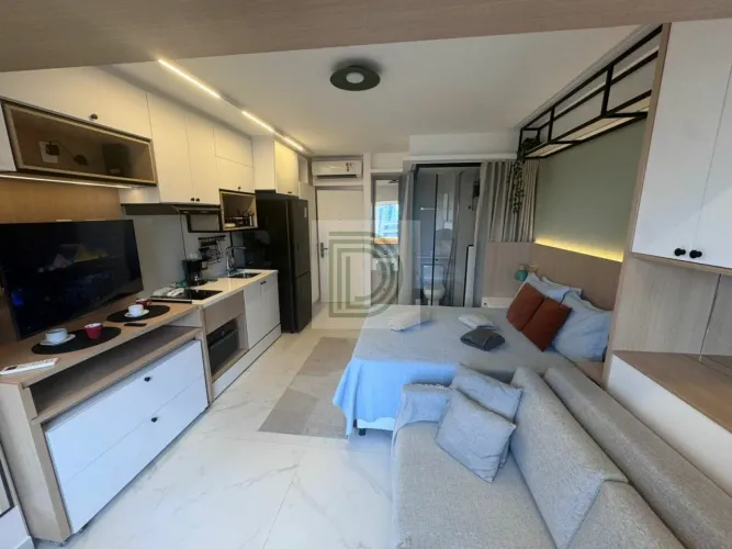 Studio mobiliado, próximo a USP, ao metrô Butantã e Shopping Eldorado