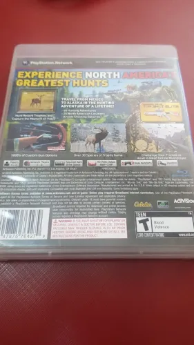 Jogo PS3 Original - Cabela's North American Adventures - Completo com Manual - Usado