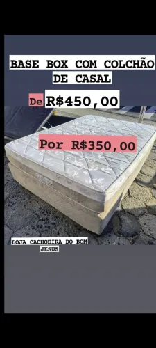 CONJUNTOS BASES BOX COM COLCHÃO DE CASAL