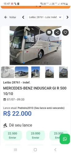 Ônibus O500 RS 360cv 2010