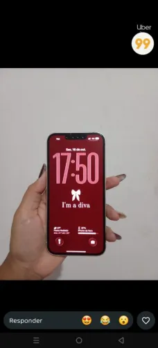 IPHONE 13 COM 88% DE BATERIA E 256GB DE MEMÓRIA