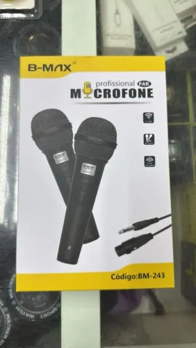 Kit com 2 Microfones com Fio