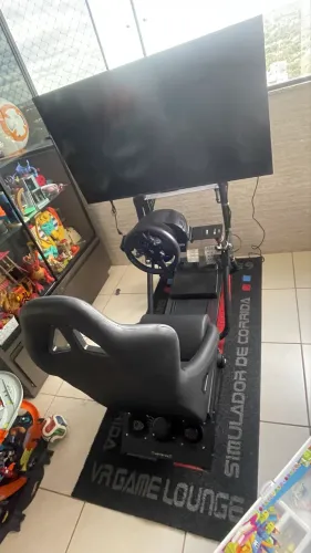 Cockpit com volante t300 RSGT Ps5/PC TV QLED50