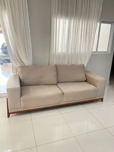 Sofá de linho 2.20