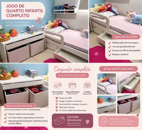 Jogo de quarto infantil