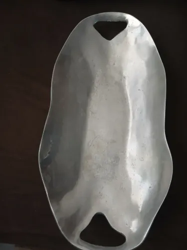 Bandeja Centro De Mesa Alumínio Fundido 54cm Mexican Line Grande