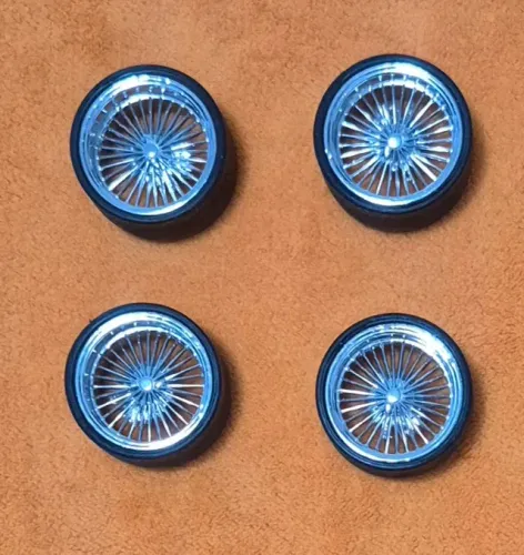 Jogo de Rodas Paralelas Para Miniaturas 1/24.