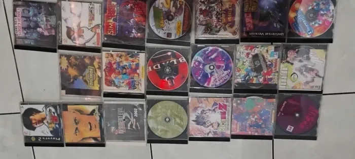 Lote jogos de Playstation 1 prensado