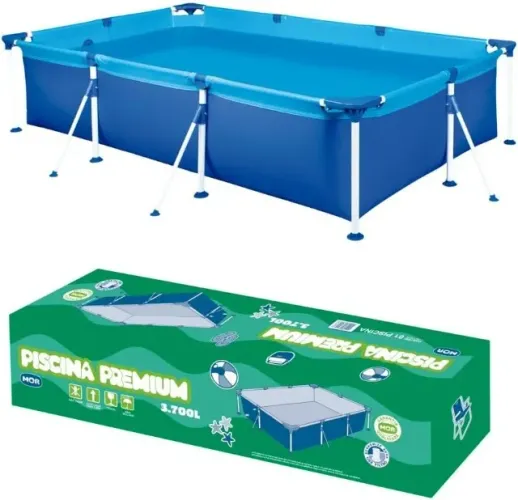Piscina Premium 3.700 Litros Retangular Estruturada MOR
