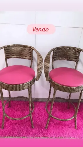 Banqueta rosa
