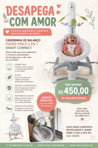 Cadeira de descanso bebê Fischer Price