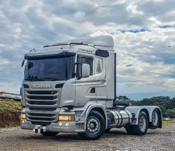 Scania R440 2016 unico dono teto baixo