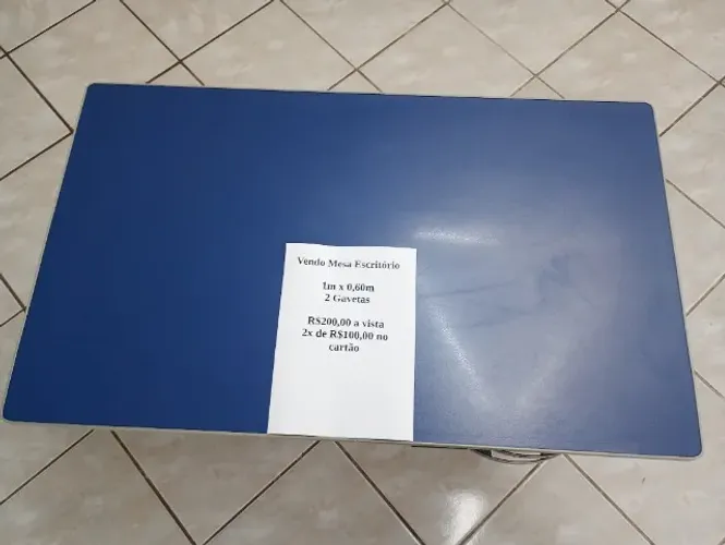 Mesa Escritório 1m x 0,60m com gavetas