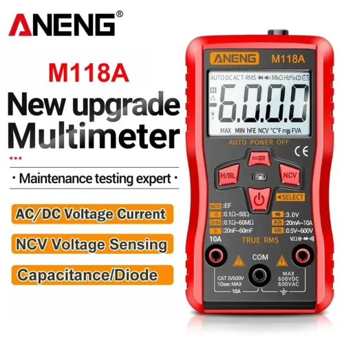 Promoção!!! Multímetro ANENG M118A 6000 Contagens