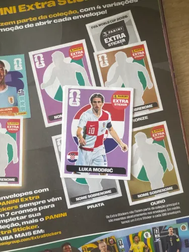 Figurinha Extra Sticker Copa do Mundo 2026