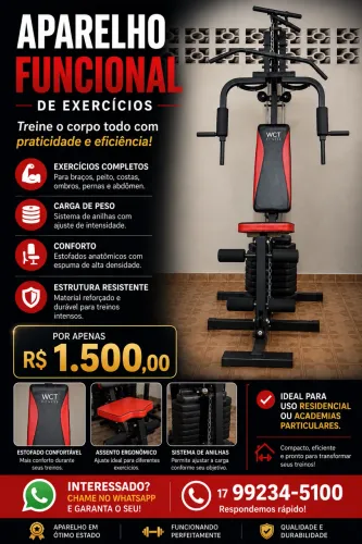 Estação funcional de Exercícios