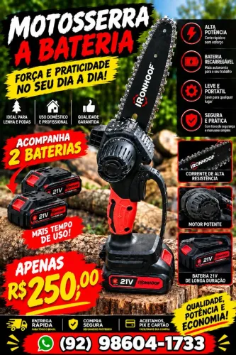 Motosserra a bateria