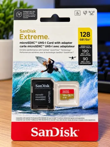 Cartão de Memória Sandisk Extreme 128gb A2