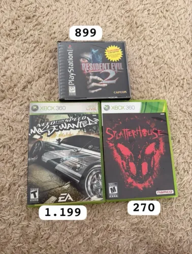 Jogos - ps1 - xbox 360 preço na foto ( troco ) envio