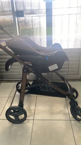 Carrinho Galzerano Cocoon + Bebê Conforto | Muito Conservado