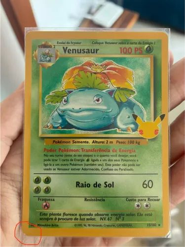 Venusaur 15/102 - NM - Carta Pokémon vintage