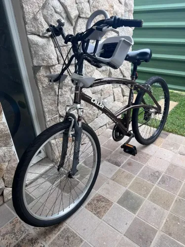 Bicicleta Caloi 500 Comfort + Cadeirinha Infantil (Pneus Novos!)