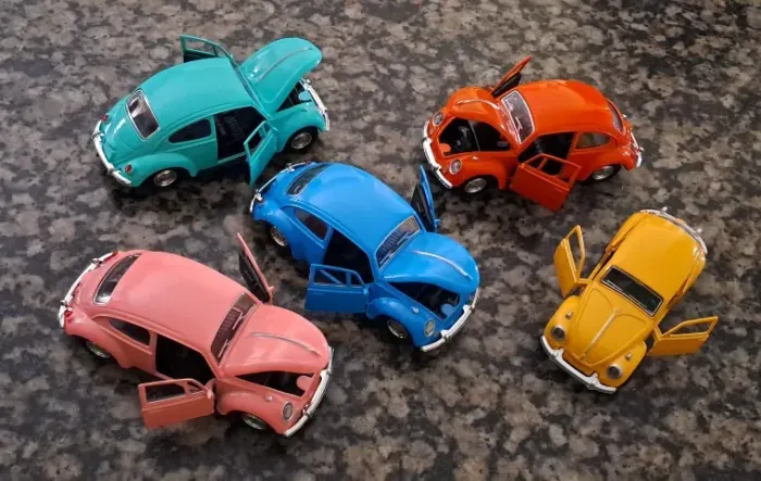 Fusca em miniatura