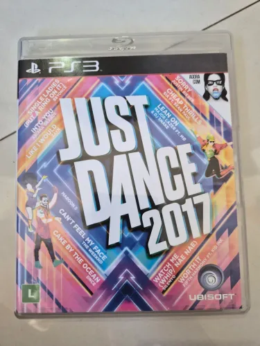 jogo Just Dance 2017 para a plataforma PlayStation 3 (PS3)