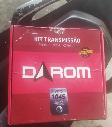 Kit transmissão titan 150 NOVO +coxim+lona de freio traseira