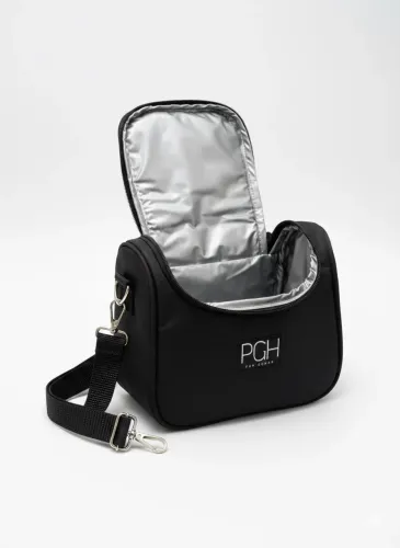 Bolsa Térmica Marmita Premium Impermeável Lancheira PGH Preta