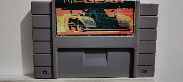 Cartuchos Top Gear 1 e 2 - Super Nintendo
